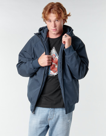 Clothing Men Blouses Volcom HERNAN 5K JACKET Blue