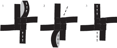 Adjustment procedure for head tefillin knot