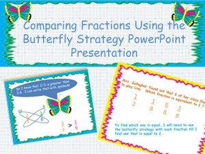 Comparing Fractions Using Butterfly Strategy