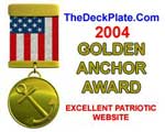 Golden Anchor Website Award for Patriotic Excellence