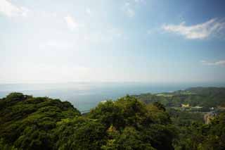 Foto, materiell, befreit, Landschaft, Bild, hat Foto auf Lager,Mt. sah, blauer Himmel, Berg, Wald, Schiff