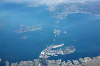 Foto, materiell, befreit, Landschaft, Bild, hat Foto auf Lager,Seto-ohashi, Das Meer, Seto-ohashi, Sakaide-shi, Yoshima