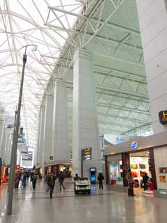 Foto, materiell, befreit, Landschaft, Bild, hat Foto auf Lager,Guangzhou weiß verhängen Sie Internationalen Flughafen, Ein Flughafen, Pfeiler, Struktur, 