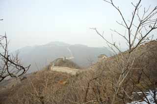 Foto, materiell, befreit, Landschaft, Bild, hat Foto auf Lager,Mu Tian Yu große Mauer, Burgmauer, Vorsicht in einer Burg, Der Hsiung-Nu, 