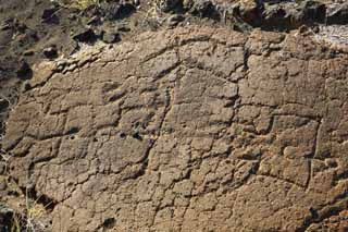 Foto, materiell, befreit, Landschaft, Bild, hat Foto auf Lager,Puako Petroglyph, Lava, Schließen Sie Kunst ab, Petroglyph, kaha-kii