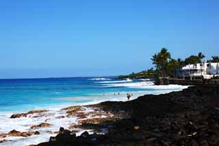 Foto, materiell, befreit, Landschaft, Bild, hat Foto auf Lager,Hawaii Insel Küste, , , , 