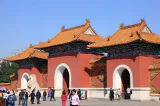 Foto, materiell, befreit, Landschaft, Bild, hat Foto auf Lager,Zhao Mausoleum (Qing) Kitaryou Parkeingang, , , , 