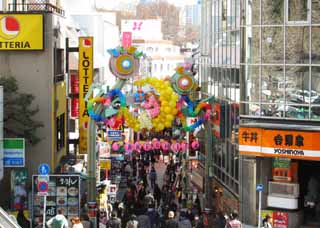 Foto, materiell, befreit, Landschaft, Bild, hat Foto auf Lager,Harajuku Takeshita Straße, , , , 