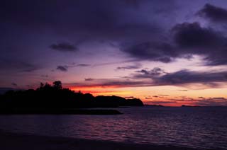 Foto, materiell, befreit, Landschaft, Bild, hat Foto auf Lager,Rosarot-rosa Wolken des Strandes, Dämmerung, Wolke, Rosarot-rosa Wolken, Es ist leer