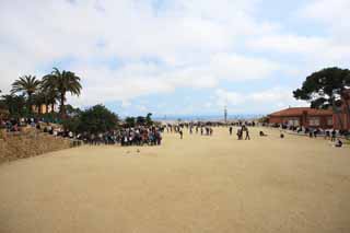 Foto, materiell, befreit, Landschaft, Bild, hat Foto auf Lager,Park Guell, , , , 