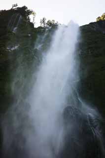 Foto, materiell, befreit, Landschaft, Bild, hat Foto auf Lager,Milford Sound Stalin Wasserfälle, , , , 