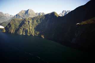 Foto, materiell, befreit, Landschaft, Bild, hat Foto auf Lager,Milford Sound, , , , 