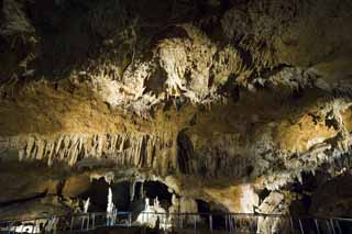 Foto, materiell, befreit, Landschaft, Bild, hat Foto auf Lager,Ishigaki-jima Island Tropfsteinhöhle, Tropfsteinhöhle, Tropfstein, Kalkstein, Höhle