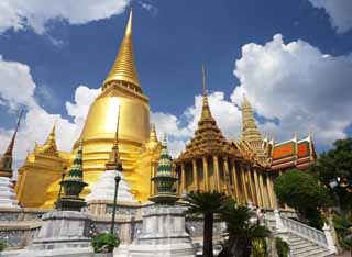 Foto, materiell, befreit, Landschaft, Bild, hat Foto auf Lager,Tempel vom smaragdgrünen Buddha, Gold, Buddha, Tempel vom smaragdgrünen Buddha, Besichtigung