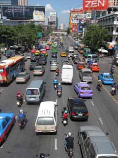 Foto, materiell, befreit, Landschaft, Bild, hat Foto auf Lager,Bangkok-Straße, Auto, Motorrad, Straße, Asphalt