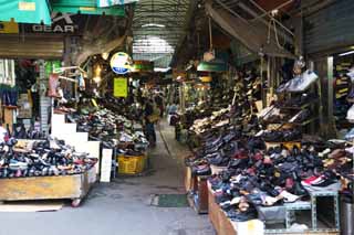 Foto, materiell, befreit, Landschaft, Bild, hat Foto auf Lager,Dongdaemun brengen op de markt, Fußbekleidung, Markt, Tokyo-Universität Tormarkt, Dongdaemun-sijang