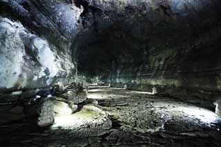 Foto, materiell, befreit, Landschaft, Bild, hat Foto auf Lager,Ein Überfluss an Krafthöhle, Manjang gul-Höhle, Geomunoreum Lava Rohr System, vulkanische Insel, Kellergeschoss