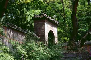 Foto, materiell, befreit, Landschaft, Bild, hat Foto auf Lager,Gate begrub im Grün, Palast, Tor, , 