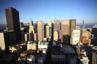 Foto, materiell, befreit, Landschaft, Bild, hat Foto auf Lager,Die Gebäudegruppe von San Francisco, Hochhaus, Im Stadtzentrum, Wohngebiet, Neigung