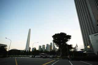 Foto, materiell, befreit, Landschaft, Bild, hat Foto auf Lager,Singapur zufolge, Auto, Hochhaus, Kriegsschaden, Bei Dunkelheit