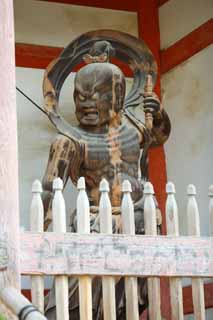 Foto, materiell, befreit, Landschaft, Bild, hat Foto auf Lager,Daigo-ji Temple zwei Deva Könige-Bild, Chaitya, Buddhistisches Bild, Zwei Deva-Könige, Deva King-Bild