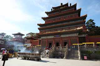 photo,material,free,landscape,picture,stock photo,Creative Commons,Puning temple Thebuildingofthebiggestbuddha, great statue of Buddha temple, Chaitya, Faith, The Kannon