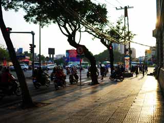 photo,material,free,landscape,picture,stock photo,Creative Commons,Dusk of Ho Chi Minh City, , , , 