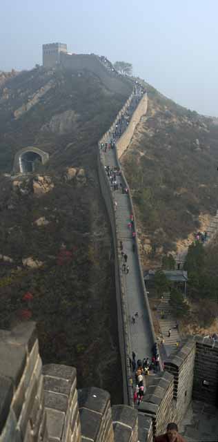 photo,material,free,landscape,picture,stock photo,Creative Commons,Great Wall panorama, Walls, Lou Castle, Xiongnu, Emperor Guangwu of Han