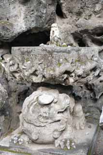 photo,material,free,landscape,picture,stock photo,Creative Commons,Forbidden City stone, Rocky mountain, Artificial hill, , Lion