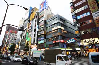 photo,material,free,landscape,picture,stock photo,Creative Commons,Kabukicho, Shinjuku, restaurant, signboard, Manners and customs, Illuminations