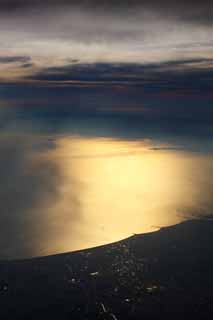 foto,tela,gratis,paisaje,fotografía,idea,Golfo de Sagami, La orilla, Río, Nube, Aerofoto