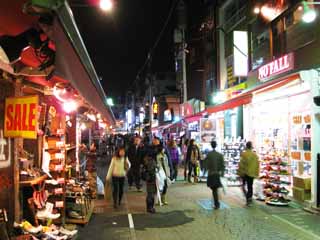 foto,tela,gratis,paisaje,fotografía,idea,De acuerdo con Takeshita, Vista de noche, Distrito de compras, Tienda de zapato, Luz