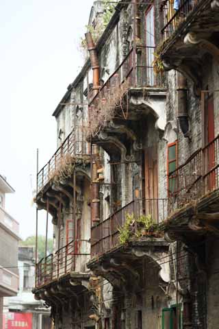 foto,tela,gratis,paisaje,fotografía,idea,Chikan, Vista de región - viento de Europa, Arquitectura de reunión, [Un regazo de piedra] una torre, Soy historia de vaqueros -style