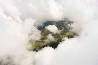 foto,tela,gratis,paisaje,fotografía,idea,Aerofotografía de Hawaii, Nube, Bosque, Llanura cubierta de hierba, Aeropuerto