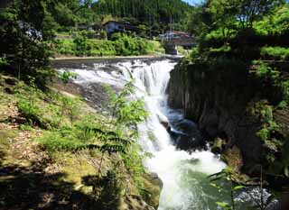 foto,tela,gratis,paisaje,fotografía,idea,Las Ollas y teteras cascada, , , , 