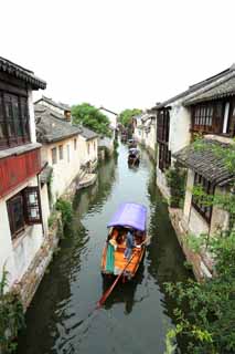 foto,tela,gratis,paisaje,fotografía,idea,Zhouzhuang, , , , 