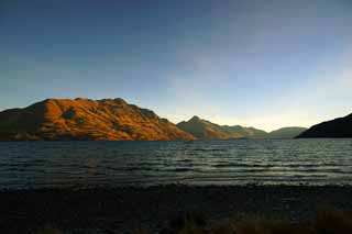 foto,tela,gratis,paisaje,fotografía,idea,El lago Wakatipu, , , , 