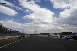 foto,tela,gratis,paisaje,fotografía,idea,Circuito de Suzuka, Suelo de carreras, Asfalto, La primera esquina, 