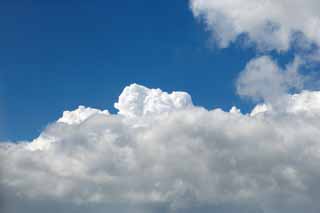 foto,tela,gratis,paisaje,fotografía,idea,The other equipo del mar de nubes, Cielo azul, Nube, Thunderhead, Un avión