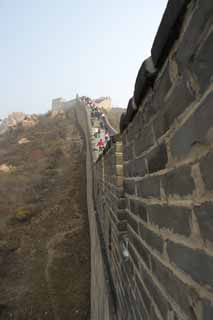 foto,tela,gratis,paisaje,fotografía,idea,Murallas de la Gran Muralla de China, Paredes, Castillo de Lou, Ladrillo, Barrera