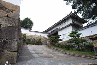 foto,tela,gratis,paisaje,fotografía,idea,La puerta de Himeji - Castle de jo, Cuatro tesoros nacionales Castle, Castillo, Shigetaka Kuroda, Hideyoshi Hashiba