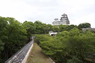 foto,tela,gratis,paisaje,fotografía,idea,Himeji - Castle de jo, Cuatro tesoros nacionales Castle, Sadanori Akamatsu, Shigetaka Kuroda, Hideyoshi Hashiba