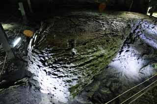 foto,tela,gratis,paisaje,fotografía,idea,Lava en el exceso del vigor se rinde, Cueva de Manjang gul, Sistema de tubo de lava de Geomunoreum, Isla volcánica, Sótano