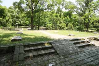 foto,tela,gratis,paisaje,fotografía,idea,Ming Xiaoling Mausoleum Príncipe de la Corona ruinas de Dongling, Se queda, Los fundamentos, Una área verde, Las ruinas