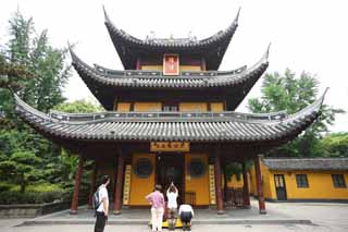 foto,tela,gratis,paisaje,fotografía,idea,Un Ryuge masivo campanario del templo, Buddhism, Oración, Fe, Golpear una campana