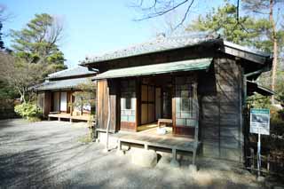 foto,tela,gratis,paisaje,fotografía,idea,Ougai Mori / Soseki Natsume casa del museo de pueblo de Meiji - mura, Construcción del Meiji, La occidentalización, Casa japonés -style, Herencia cultural