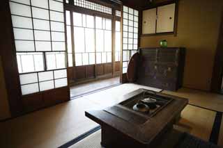 foto,tela,gratis,paisaje,fotografía,idea,Ougai Mori / Soseki Natsume casa del museo de pueblo de Meiji - mura, Construcción del Meiji, La occidentalización, Casa japonés -style, Herencia cultural