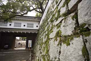 foto,tela,gratis,paisaje,fotografía,idea,El puerta de corredor de castillo de Okayama - jo, Castillo, Puerta de castillo, Castillo de Crow, 