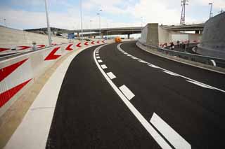 photo, la matière, libre, aménage, décrivez, photo de la réserve,L'autoroute Métropolitaine, ligne blanche, coin, autoroute, Asphalte