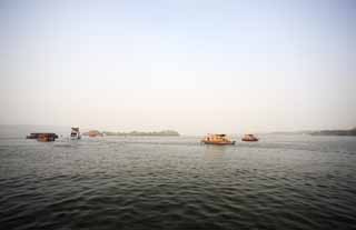 photo, la matière, libre, aménage, décrivez, photo de la réserve,Xi-hu lac, bateau, Saiko, , La surface de l'eau